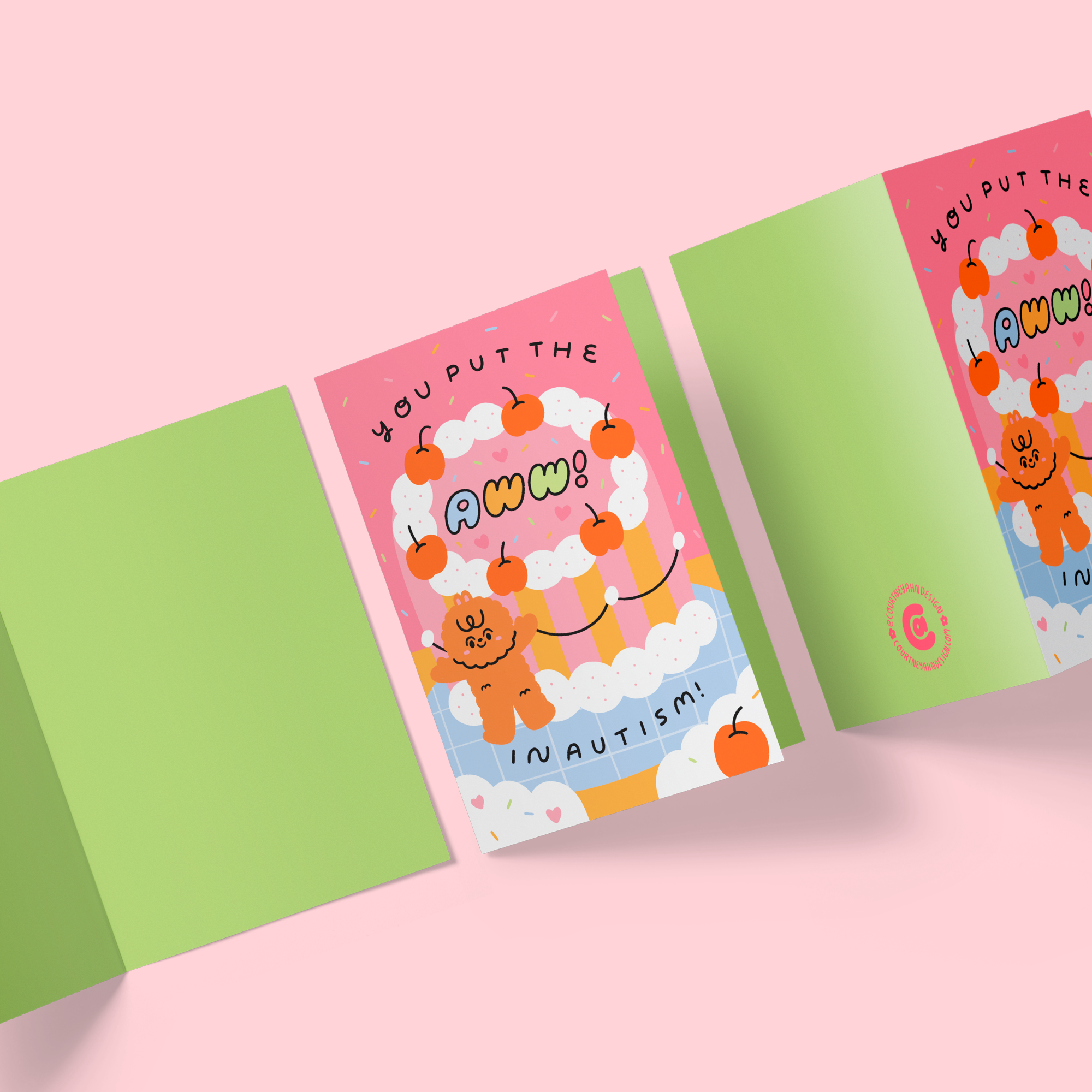 5x7 Card: Awwtysm! — Courtney Ahn Design
